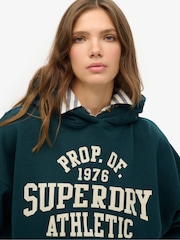 Sudadera básica de algodón 100 % y corte holgado con capucha Athletic de Superdry - Imagen 4 de 6