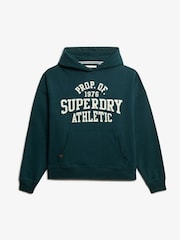 Sudadera básica de algodón 100 % y corte holgado con capucha Athletic de Superdry - Imagen 5 de 6