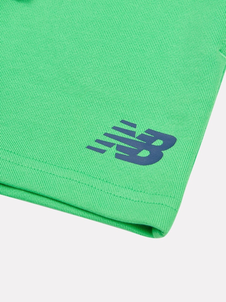 New Balance White Kids Jersey Ringer T-Shirt & Shorts Set - Image 5 of 5