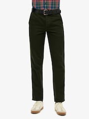 Superdry Green Merchant 5 Pocket Work 100% Cotton Pants - Image 5 of 6