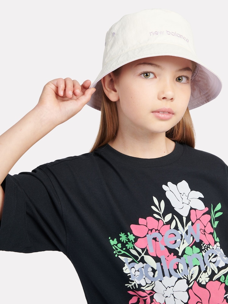 New Balance Purple Kids Reversible Bucket Hat - Image 10 of 10