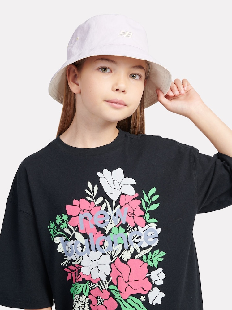 New Balance Purple Kids Reversible Bucket Hat - Image 8 of 10