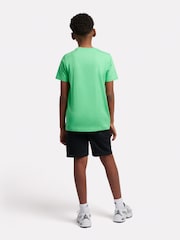 Verde - New Balance Kids The System Graphic 100% Cotton T-Shirt And Shorts Set - Imagen 3 de 11