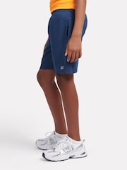 New Balance Blue Kids Woven Shorts - Image 2 of 8