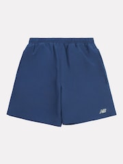 New Balance Blue Kids Woven Shorts - Image 6 of 8