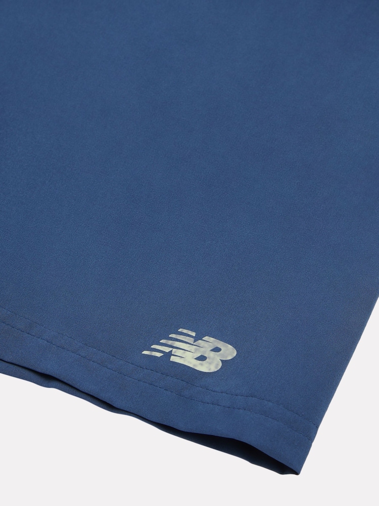 New Balance Blue Kids Woven Shorts - Image 8 of 8