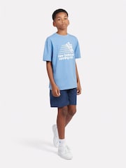 New Balance Blue Kids Running Club 100% Cotton T-Shirt - Image 5 of 9