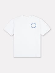 New Balance White Kids Circular Logo Graphic 100% Cotton T-Shirt - Image 7 of 10