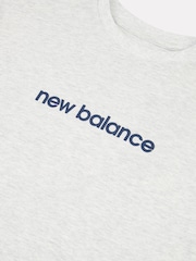 New Balance Grey Kids Baseball Player Back Graphic 100% Cotton T-Shirt - Image 9 of 10