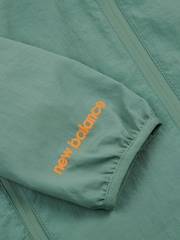 New Balance Green Kids Athletics Woven Mesh Lined Jacket - Image 10 of 10