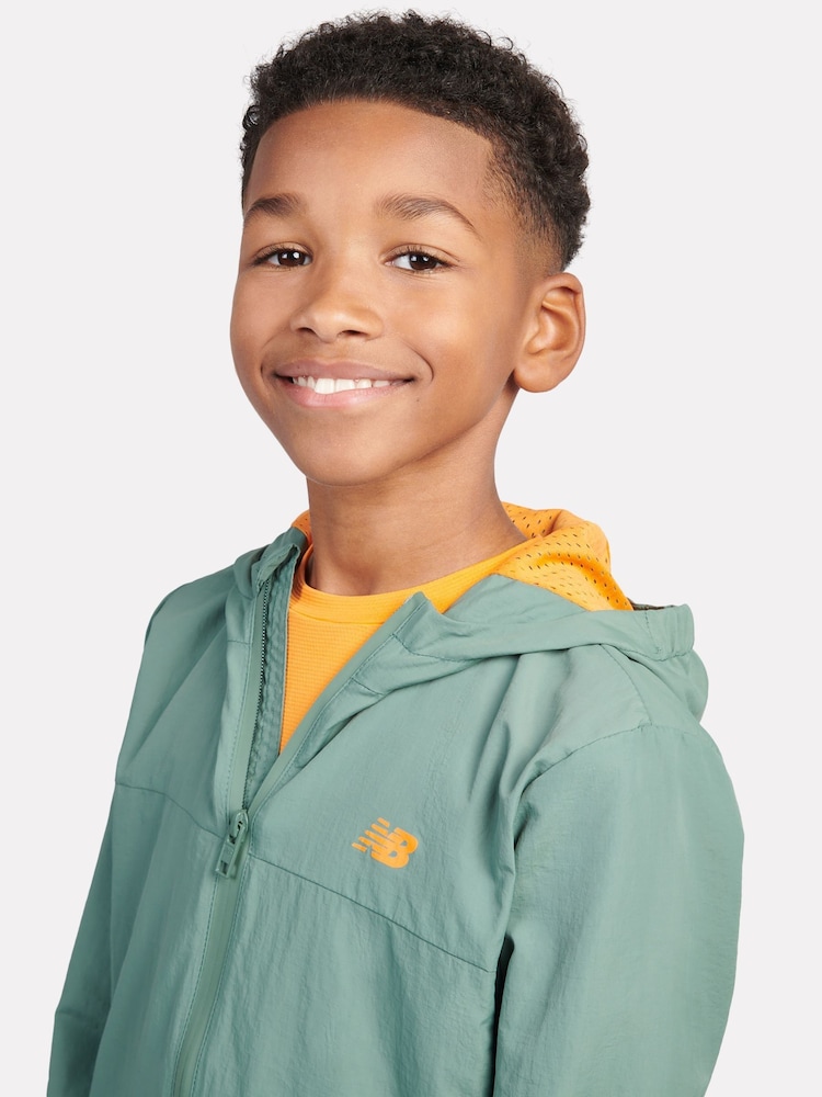New Balance Kids Athletics Woven Mesh Lined Jacket - Image 6 of 10
