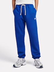 New Balance Light Blue Boys 100% Cotton French Terry Small Logo Joggers - Image 1 of 8