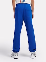 New Balance Light Blue Boys 100% Cotton French Terry Small Logo Joggers - Image 2 of 8
