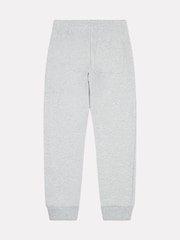 New Balance Grey Boys 100% Cotton French Terry Stacked Logo Joggers - Image 2 of 3
