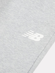 New Balance Grey Boys 100% Cotton French Terry Stacked Logo Joggers - Image 3 of 3