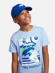 New Balance Light Blue Small Logo Cap - Image 4 of 5