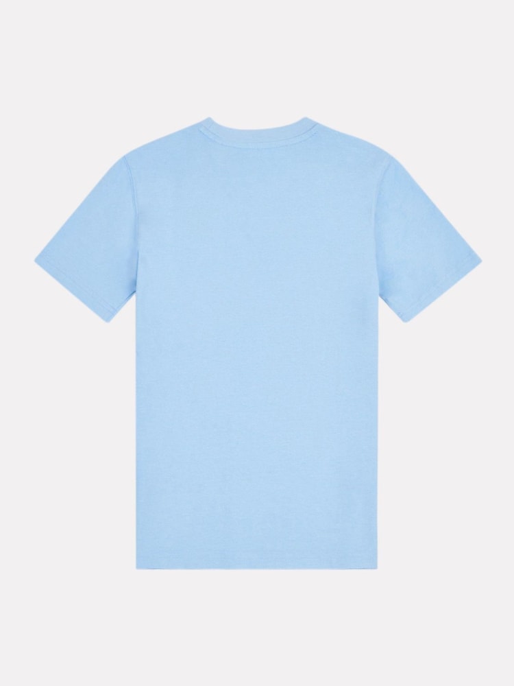 New Balance Blue Kids Linear Athletics Graphic 100% Cotton T-Shirt - Image 8 of 9