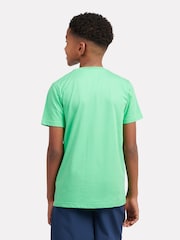 New Balance Green Kids Chalkboard Graphic 100% Cotton T-Shirt - Image 3 of 9