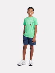 New Balance Green Kids Chalkboard Graphic 100% Cotton T-Shirt - Image 5 of 9