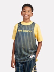 New Balance Yellow Kids Hoops Reversible Tank - Image 1 of 9