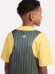 New Balance Yellow Kids Hoops Reversible Tank - Image 2 of 9