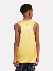 New Balance Yellow Kids Hoops Reversible Tank - Image 3 of 9