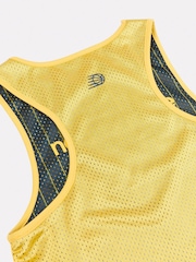 New Balance Yellow Kids Hoops Reversible Tank - Image 9 of 9