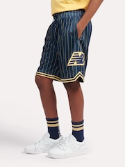 New Balance Blue Kids Hoops Mesh Shorts - Image 2 of 10