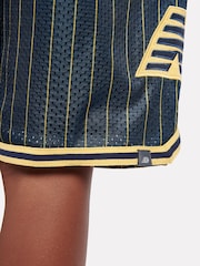New Balance Blue Kids Hoops Mesh Shorts - Image 5 of 10