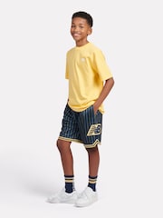 New Balance Blue Kids Hoops Mesh Shorts - Image 6 of 10
