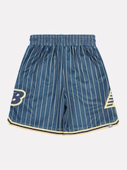 New Balance Blue Kids Hoops Mesh Shorts - Image 8 of 10