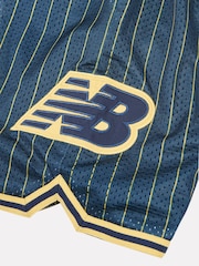 New Balance Blue Kids Hoops Mesh Shorts - Image 9 of 10