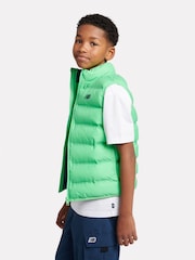New Balance Green Boys Bond Quilted Gilet - Image 2 of 8