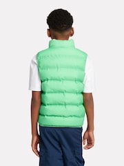 New Balance Green Boys Bond Quilted Gilet - Image 3 of 8