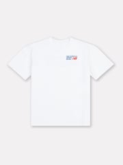 New Balance White Kids Athletic Shoes Back Graphic 100% Cotton T-Shirt - Image 7 of 10