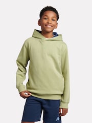 New Balance Green Kids Premium Contrast Hoodie - Image 1 of 6