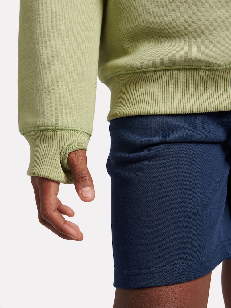 New Balance Green Kids Premium Contrast Hoodie - Image 6 of 6