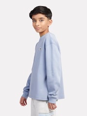 New Balance Blue Kids Premium Cross Neck T-Shirt - Image 2 of 6