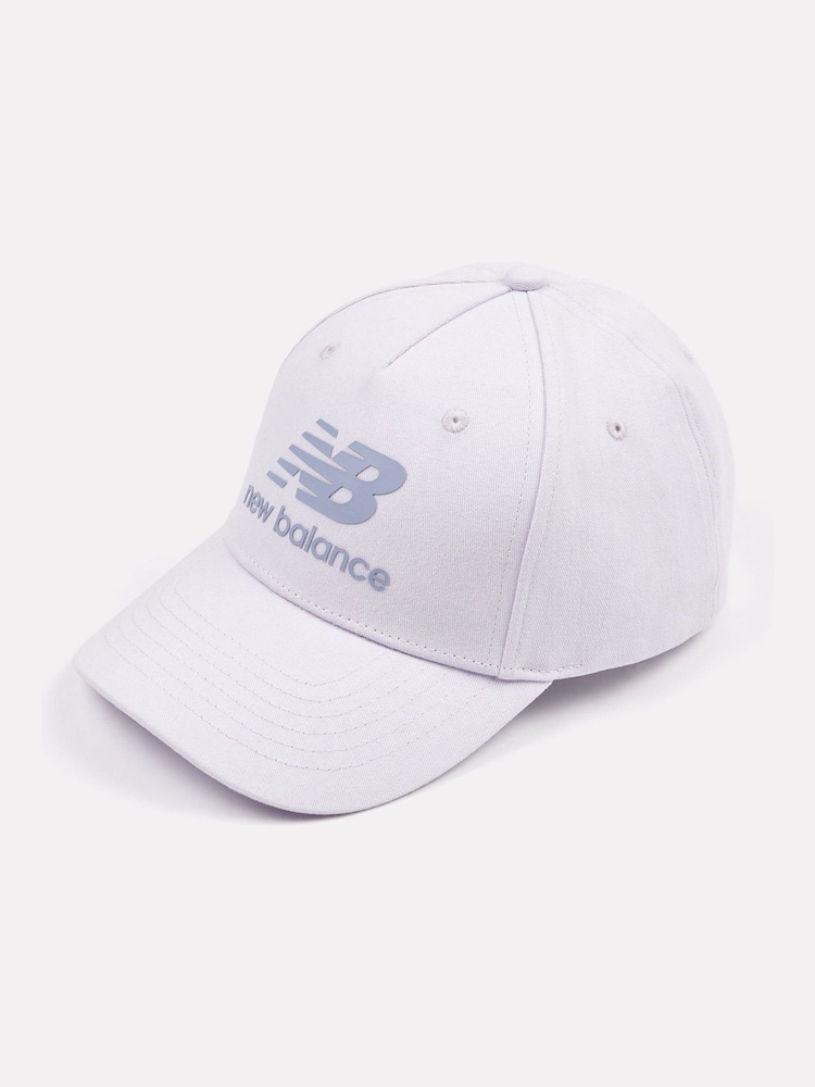 New Balance Purple Stacked Logo Cap - Image 1 of 1