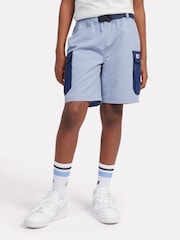 New Balance Blue Kids Premium Ripstop Shorts - Image 1 of 8