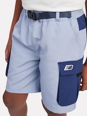 New Balance Blue Kids Premium Ripstop Shorts - Image 5 of 8