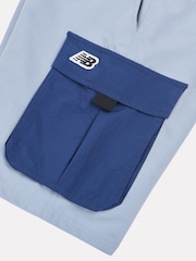 New Balance Blue Kids Premium Ripstop Shorts - Image 8 of 8