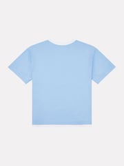New Balance Blue Kids Hoops Layup Graphic T-Shirt - Image 8 of 9