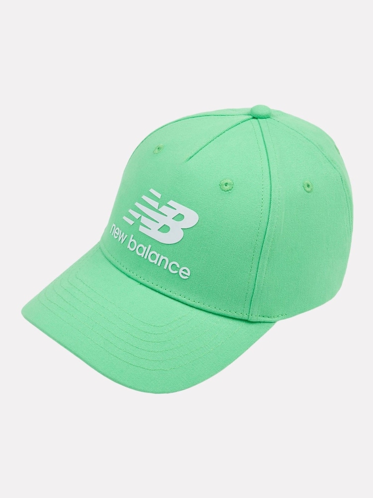 New Balance Green Stacked Logo Cap - Image 1 of 5