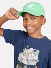 New Balance Green Stacked Logo Cap - Image 4 of 5