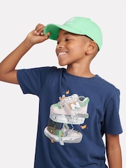 New Balance Green Stacked Logo Cap - Image 5 of 5