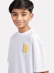 New Balance White Kids Hoops Layup Graphic T-Shirt - Image 5 of 10