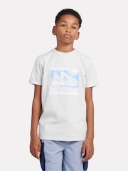New Balance Kids Sneaker Poster Graphic 100% Cotton T-Shirt - صورة 1 من 9