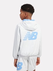 New Balance Grey Kids RC Packable Ripstop Jacket - Image 3 of 10