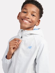 New Balance Grey Kids RC Packable Ripstop Jacket - Image 4 of 10